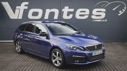 Azul escuro Usado 2018 Peugeot 308 SW GT-line Carrinha | € 13.780 (Bom preço)