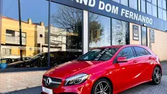 Vermelho Usado 2017 Mercedes A200 AMG line | € 19.900 (Preço justo)