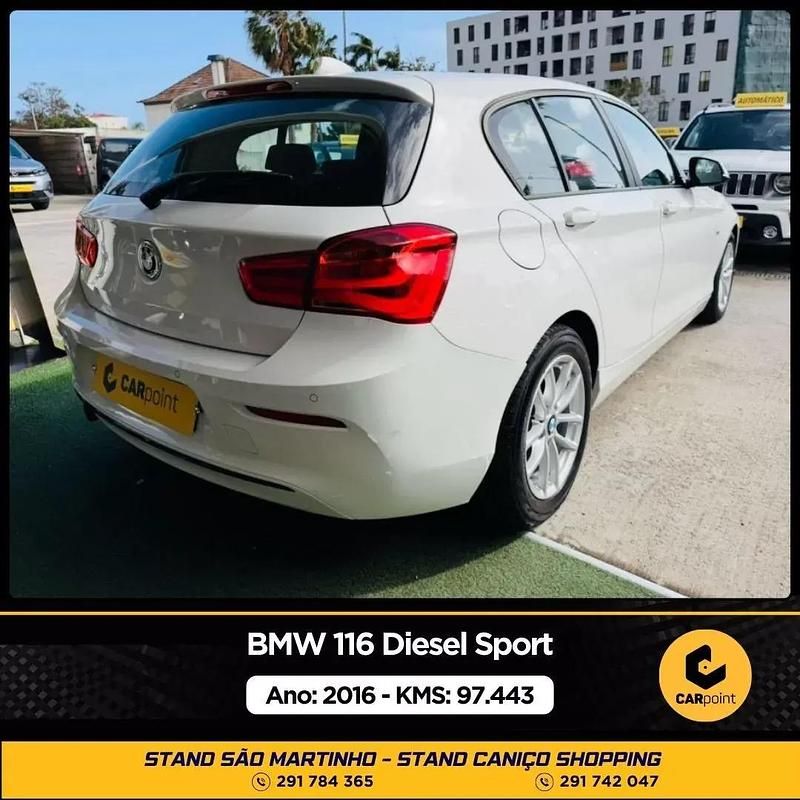 Usado BMW 116 Sport Line 116 HP (85 kW) 2016 Branco Citadino