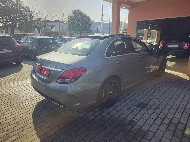 Usado Mercedes C220 AMG line 170 HP (125 kW) 2014 Cinza Citadino