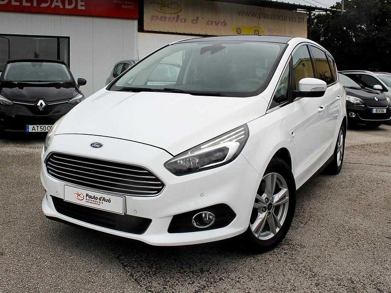 Branco Usado 2017 Ford S-MAX Titanium Monovolume | € 17.300 (Super Preço) - Imagem 1/4