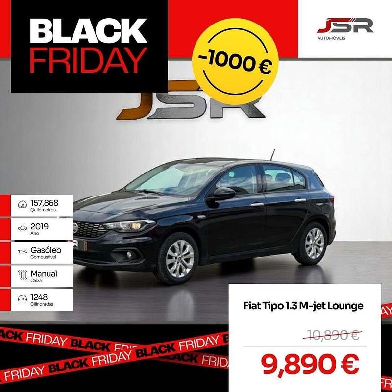 Preto Usado 2019 Fiat Tipo Sedan | € 9.890 (Bom preço) - Imagem 1/4
