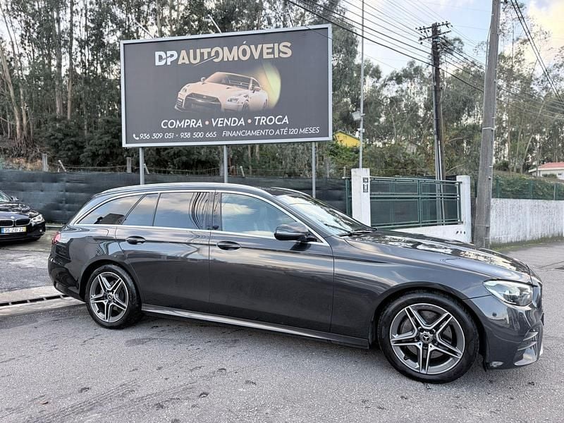 Cinza Usado 2021 Mercedes E220 AMG line Carrinha | € 34.900 (Bom preço) - Imagem 1/4