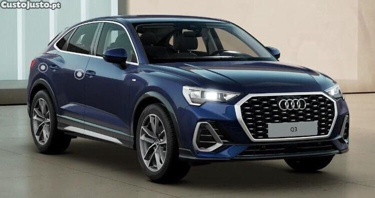 Azul Usado 2025 Audi Q3 S-Line SUV | € 46.926 (Bom preço) - Imagem 1/1