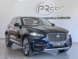 Azul Usado 2021 Jaguar F-Pace SUV | € 52.900 (Preço elevado)