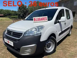 Branco Usado 2017 Peugeot Partner Premium Monovolume | € 12.999 (Preço elevado)
