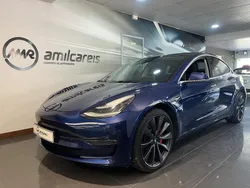 Azul Usado 2019 Tesla Model 3 Sedan | € 26.500 (Preço justo)