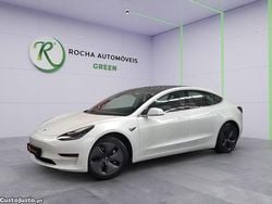 Branco Usado 2021 Tesla Model 3 Standard Range Plus Sedan | € 26.999 (Preço justo)