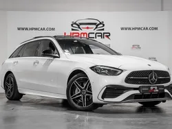 Branco Usado 2023 Mercedes C300 AMG line Carrinha | € 48.900