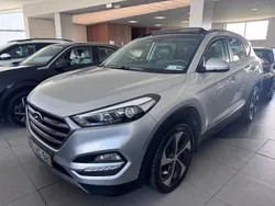 Cinzento Usado 2018 Hyundai Tucson Premium SUV | € 19.980 (Bom preço)