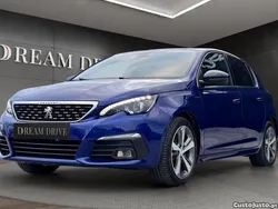 Azul Usado 2018 Peugeot 308 GT-line | € 12.490 (Bom preço)