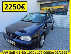 Azul Usado 1999 VW Golf IV | € 2.250 (Preço justo)