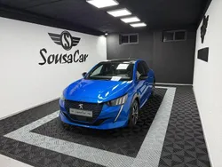 Azul Usado 2021 Peugeot e-208 GT Citadino | € 17.900 (Bom preço)