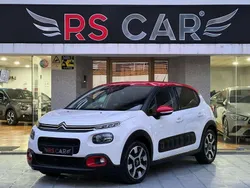 Branco Usado 2019 Citroën C3 PureTech Citadino | € 13.250 (Preço justo)