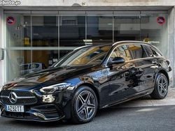 Preto Usado 2023 Mercedes C300e AMG line Carrinha | € 39.990 (Bom preço)