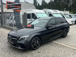 Cinza Usado 2019 Mercedes C300 AMG line Carrinha | € 29.500 (Bom preço)