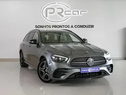 Cinzento Usado 2021 Mercedes E300 AMG line | € 39.900 (Bom preço)