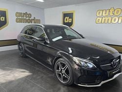 Preto Usado 2015 Mercedes C220 AMG line Carrinha | € 23.850