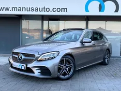 Cinza Usado 2019 Mercedes C220 AMG line Carrinha | € 29.990 (Preço justo)