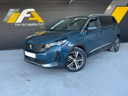 Azul Usado 2021 Peugeot 5008 Monovolume | € 24.800 (Preço justo)