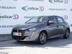 Cinza Usado 2021 Peugeot 208 Active Citadino | € 15.500 (Preço justo)