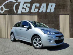 Cinzento Usado 2016 Citroën C3 PureTech Citadino | € 11.490 (Preço justo)