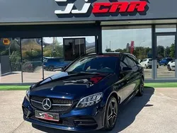 Azul Usado 2021 Mercedes C300e AMG line Carrinha | € 28.750 (Bom preço)