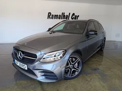 Cinza Usado 2021 Mercedes C300 AMG line Carrinha | € 41.500 (Caro)