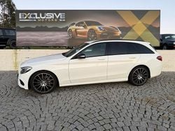 Branco Usado 2015 Mercedes C220 AMG line Carrinha | € 24.990
