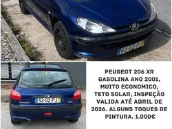 Usado 2000 Peugeot 206 Sedan | € 1.000 (Caro)