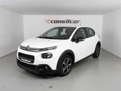 Branco Usado 2019 Citroën C3 PureTech Citadino | € 13.980 (Preço justo)