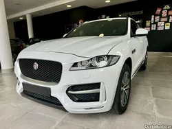 Branco Usado 2017 Jaguar F-Pace R-Sport SUV | € 27.990 (Preço justo)