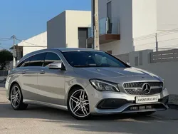 Cinza Usado 2018 Mercedes CLA180 AMG line Sedan | € 22.500 (Preço justo)