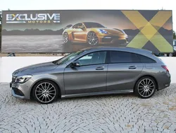 Cinza Usado 2018 Mercedes CLA200 AMG line Carrinha | € 24.490 (Preço justo)
