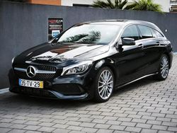 Preto Usado 2017 Mercedes CLA200 Shooting Brake AMG line Carrinha | € 24.950 (Preço justo)