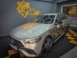 Cinza Usado 2022 Mercedes C220 AMG line Carrinha | € 40.490 (Preço justo)