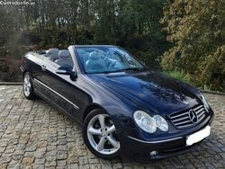 Azul Usado 2003 Mercedes CLK200 Avantgarde Cabrios | € 9.950 (Bom preço)