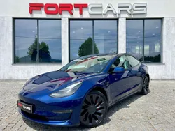 Azul Usado 2021 Tesla Model 3 Performance Sedan | € 32.500 (Preço justo)