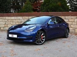 Azul Usado 2020 Tesla Model 3 Performance Sedan | € 27.400 (Bom preço)