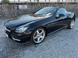 Preto Usado 2012 Mercedes SLK200 Cabrios | € 22.450