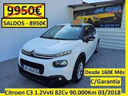 Branco Usado 2018 Citroën C3 Citadino | € 8.950 (Bom preço)