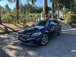 Azul Usado 2020 Mercedes C300e AMG line Carrinha | € 29.490 (Bom preço)