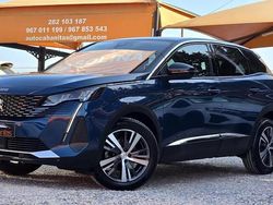 Azul Usado 2021 Peugeot 3008 Allure SUV | € 21.750 (Preço justo)