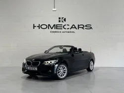 Preto Usado 2017 BMW 218 Sport Line Cabrios | € 24.900 (Preço justo)