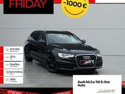 Preto Usado 2014 Audi A6 S-Line Sedan | € 16.890 (Preço justo)