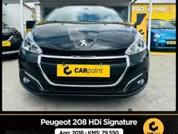 Preto Usado 2018 Peugeot 208 Signature Sky Citadino | € 14.990 (Caro)