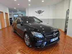 Preto Usado 2020 Mercedes C300e AMG line Carrinha | € 29.490 (Preço elevado)