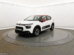 Branco Usado 2020 Citroën C3 PureTech Citadino | € 11.500 (Bom preço)