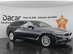 Azul Usado 2018 BMW 520 Luxury Line Carrinha | € 27.999 (Preço justo)