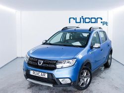 Azul Usado 2017 Dacia Sandero | € 8.950 (Bom preço)